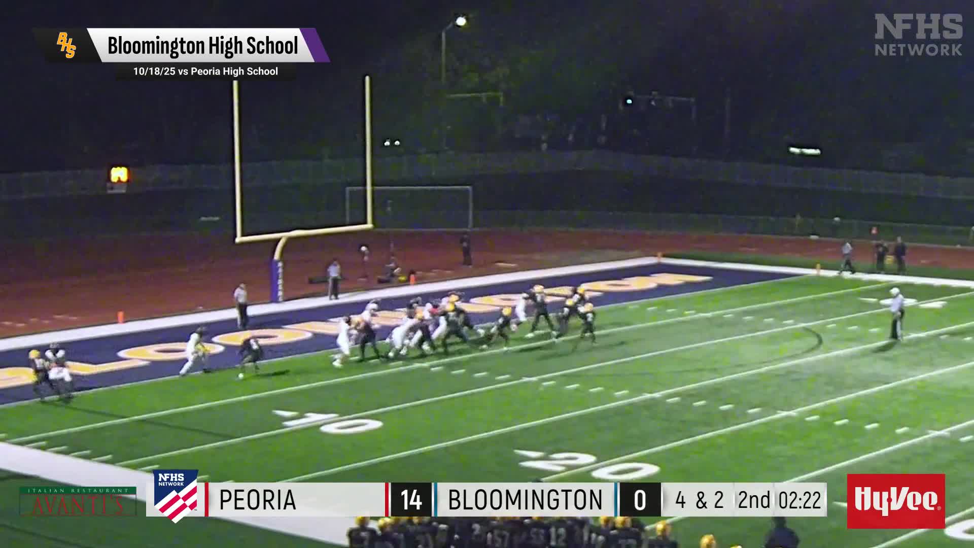 Football Recap: Bloomington Finds Playoff Glory Versus Mascoutah