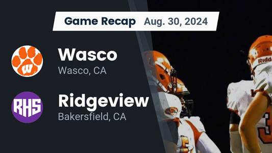 Football Game Preview: Wasco on Home-Turf