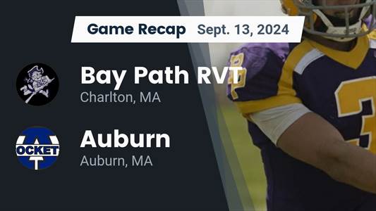 Football Recap: Auburn Falls to Bay Path RVT in First Game of Se