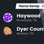 Football Game Recap: Dyer County Choctaws vs. Haywood Tomcats