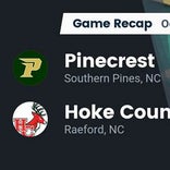 Pinecrest beats Hoke County for their ninth straight win