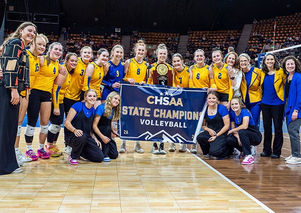 After losing in the 2023 state championship, Simla returned to capture Colorado's Class 2A state title this season, bringing home the school's first volleyball crown. (PHOTO: Joshua Genz)
