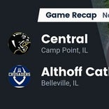 Football Game Recap: Althoff Catholic Crusaders vs. Camp Point Central Panthers