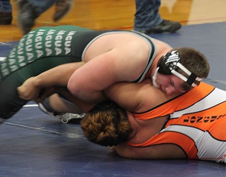 Nathan Bazata was the state heavyweight runner-up last year but is currently 32-0 and ranked No. 1 for all divisions this season.
