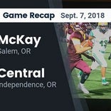 Football Game Recap: McKay vs. South Albany