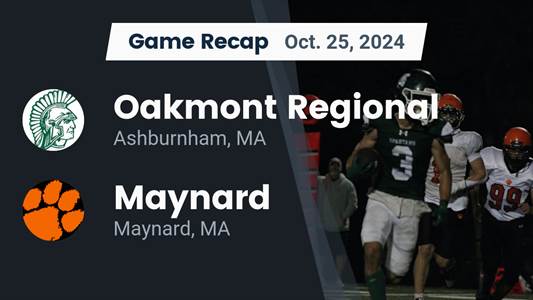 Football Recap: Maynard Comes Up Short