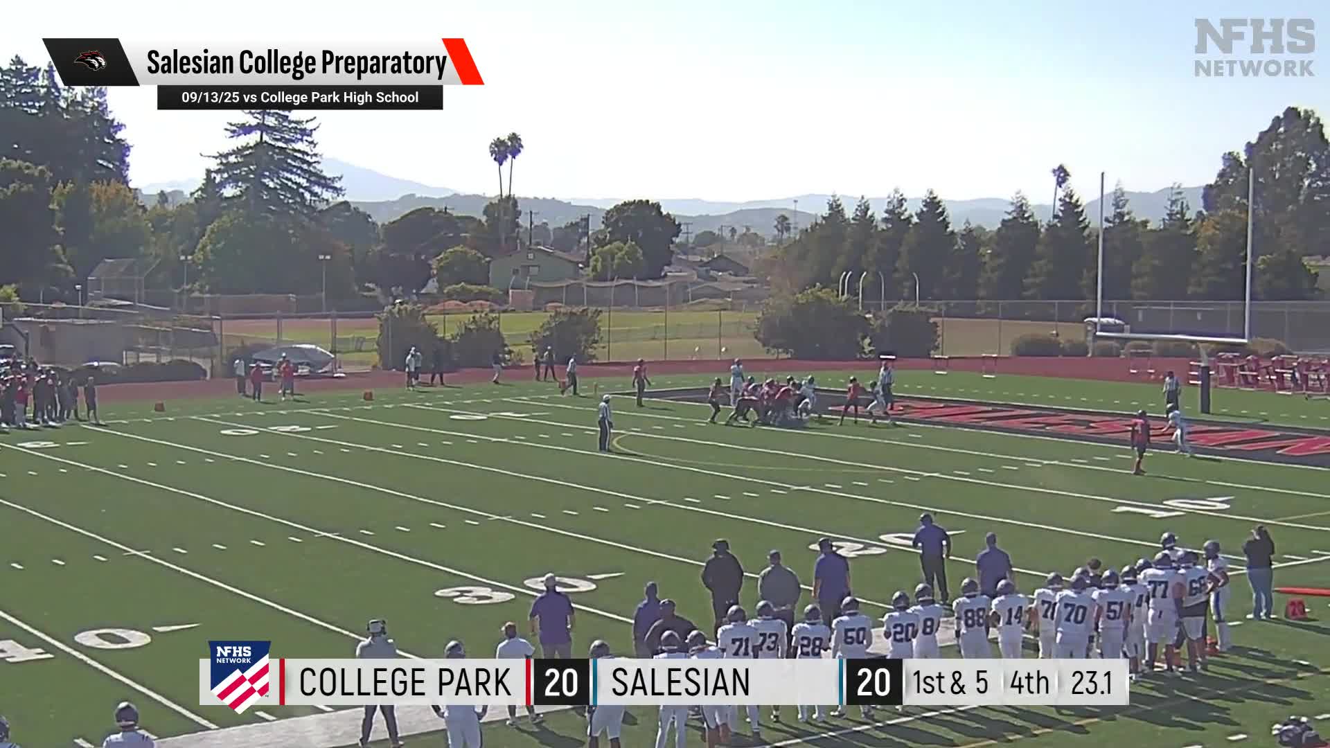 Keith Morris Game Report: vs Salesian College Preparatory
