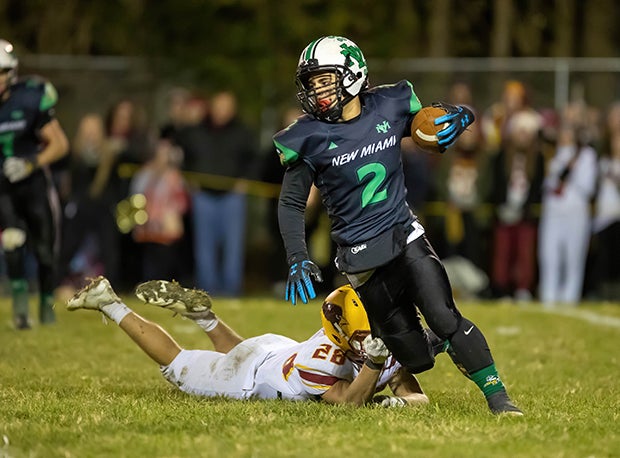 New Bremen defensive back Deanza Duncan was OPSWA All-Ohio last year. 