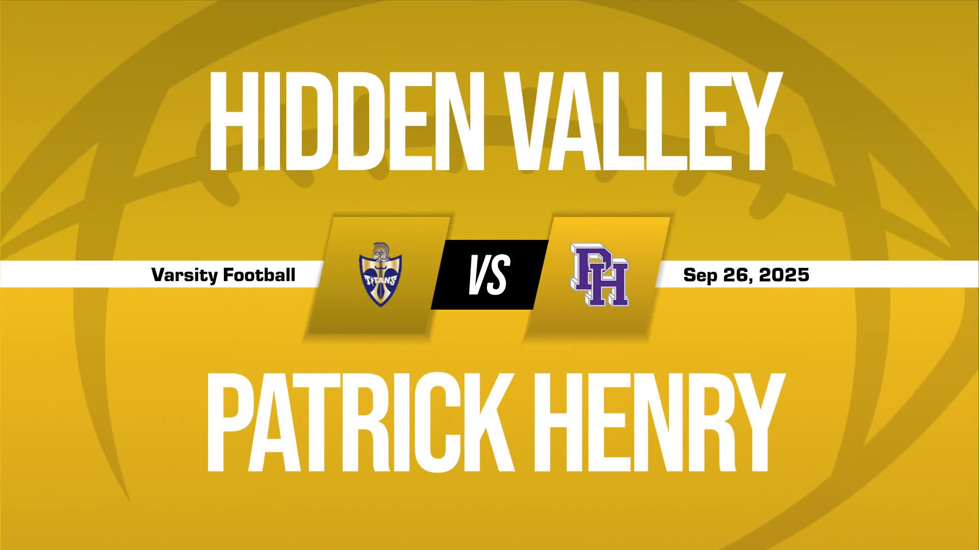 Football Game Preview: Patrick Henry Patriots vs. Salem Spartans