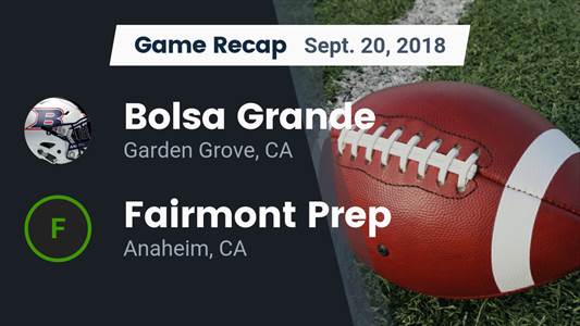 Football Game Preview: Fairmont Prep vs. Godinez