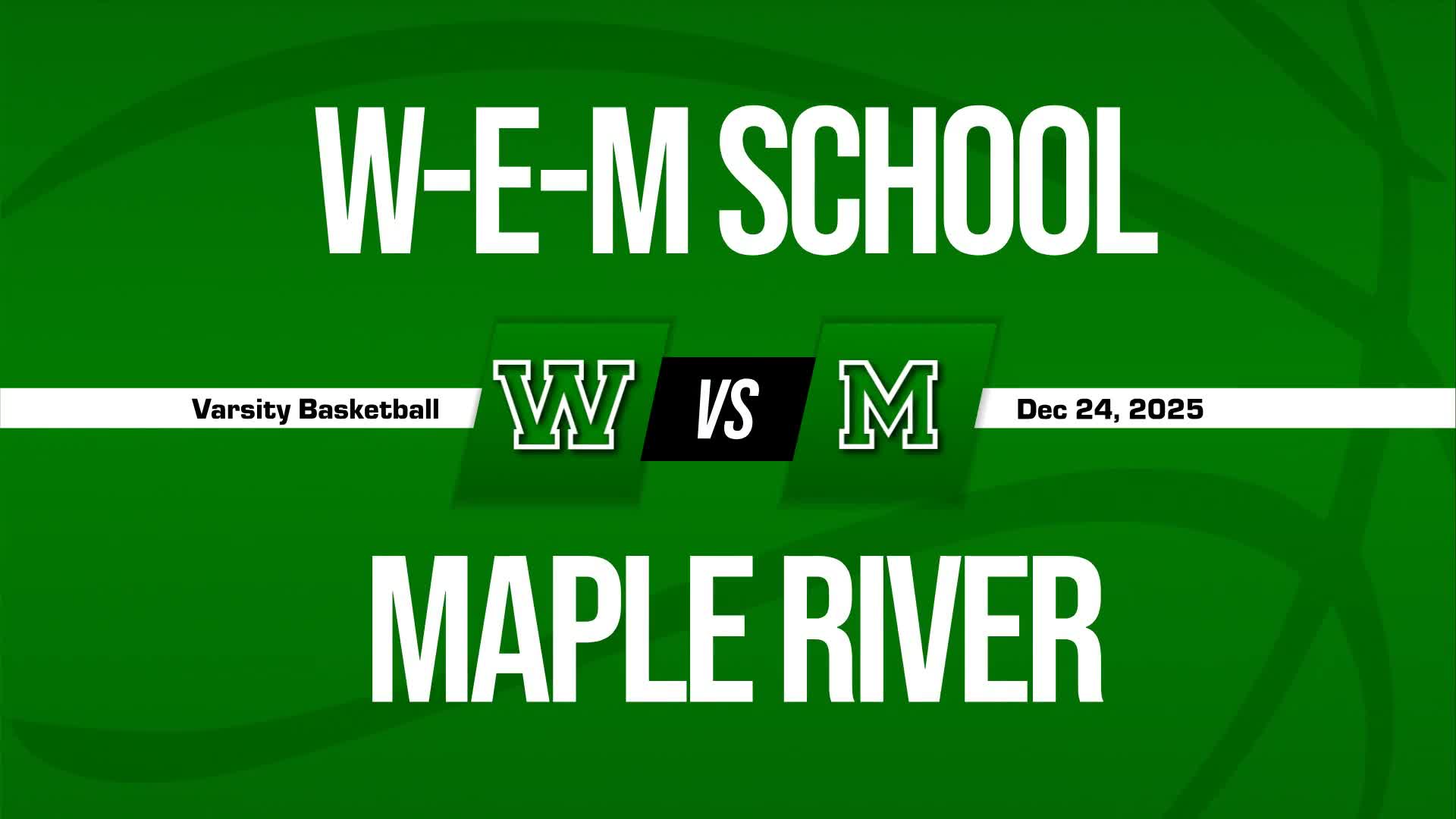 Basketball Recap: Maple River Continues Home Dominance  on Tuesd