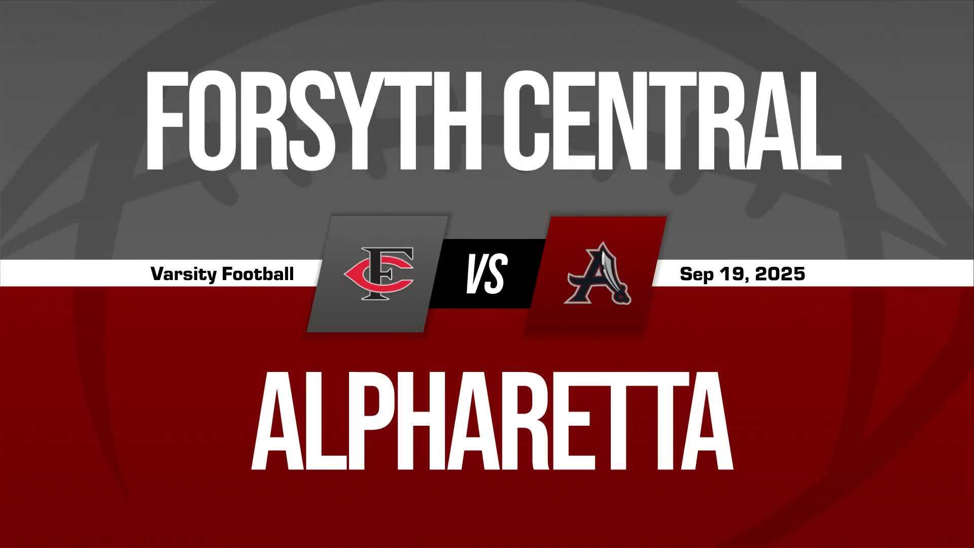 Football Recap: Alpharetta Sets Scoring Season-High Against South Forsyth + How To Watch