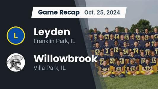 Football Recap: Willowbrook Finds Playoff Glory Versus Hononegah