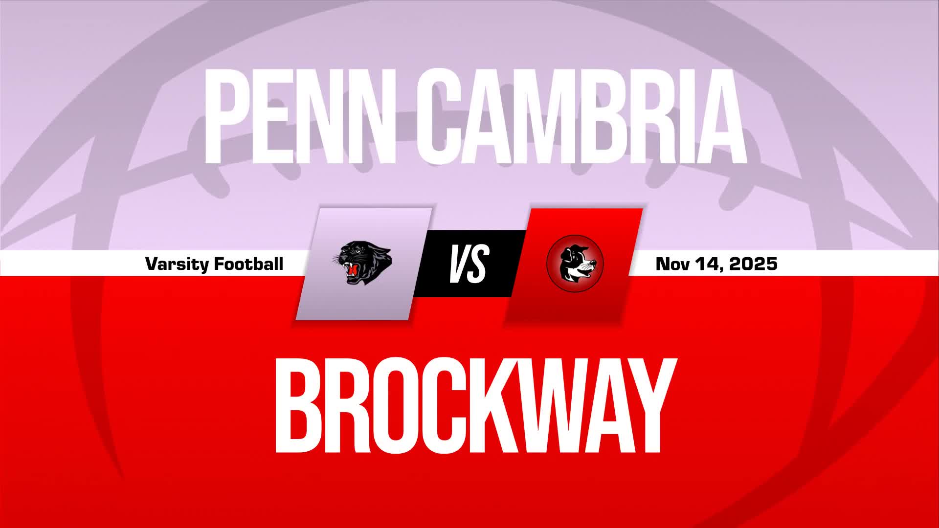 Football Game Preview: Penn Cambria Panthers vs. Sharon Tigers + How To Watch