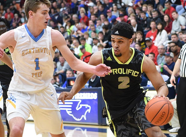 Huntington Prep outlasted Prolific Prep in a meeting of top 10 teams.