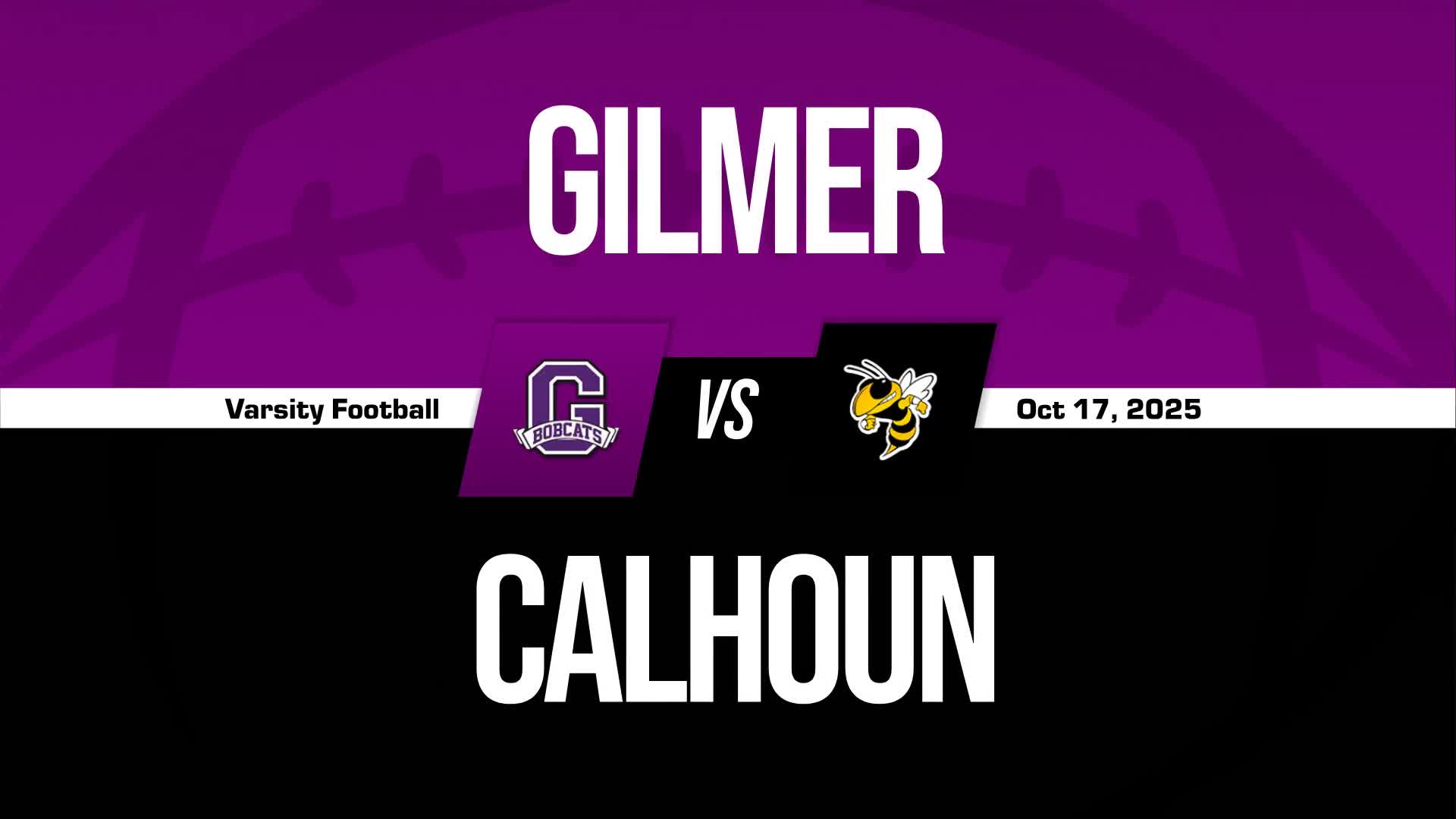 Football Game Preview: Calhoun Yellow Jackets vs. Heritage Gener
