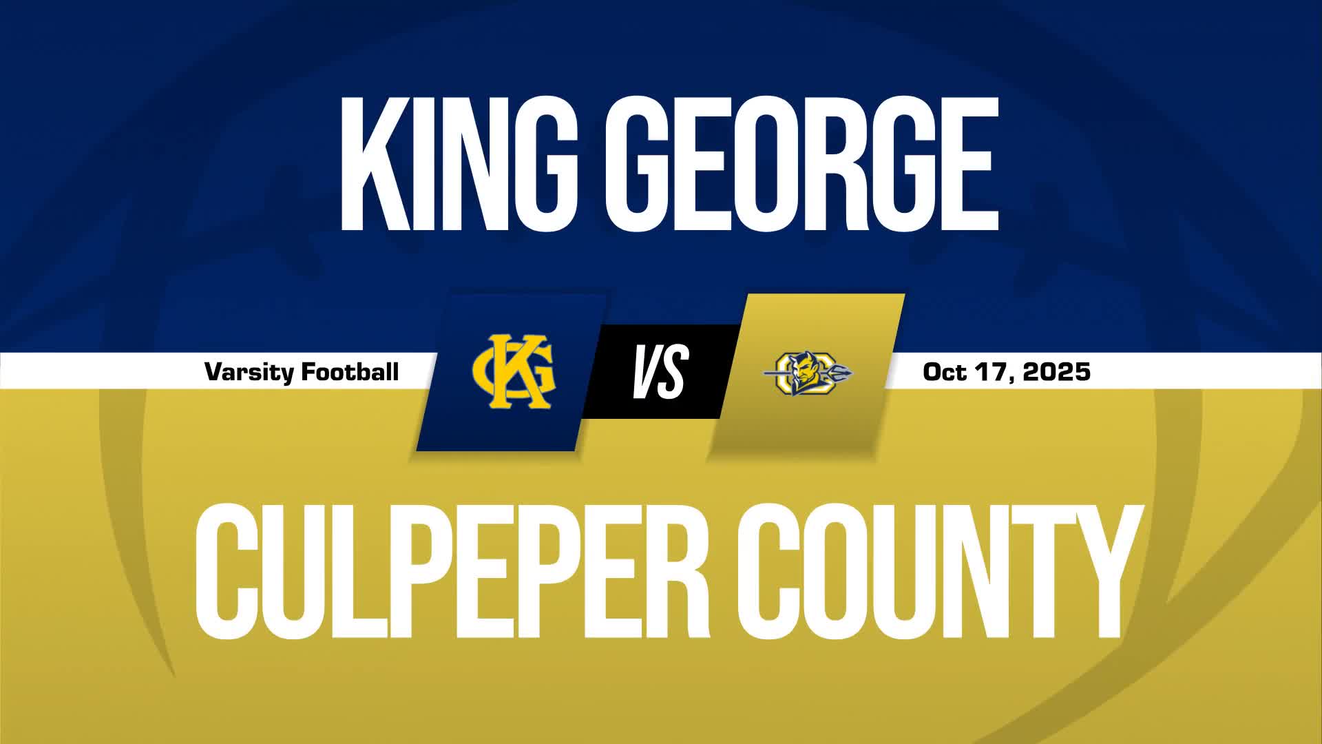 Football Recap: Culpeper County Piles Up the Points Against Jame