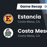 Costa Mesa vs. Estancia