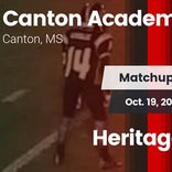 Football Game Recap: Heritage Academy vs. Canton Academy