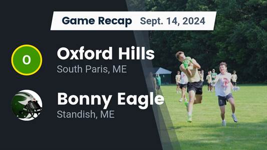 Football Game Preview: Bonny Eagle Plays at Home