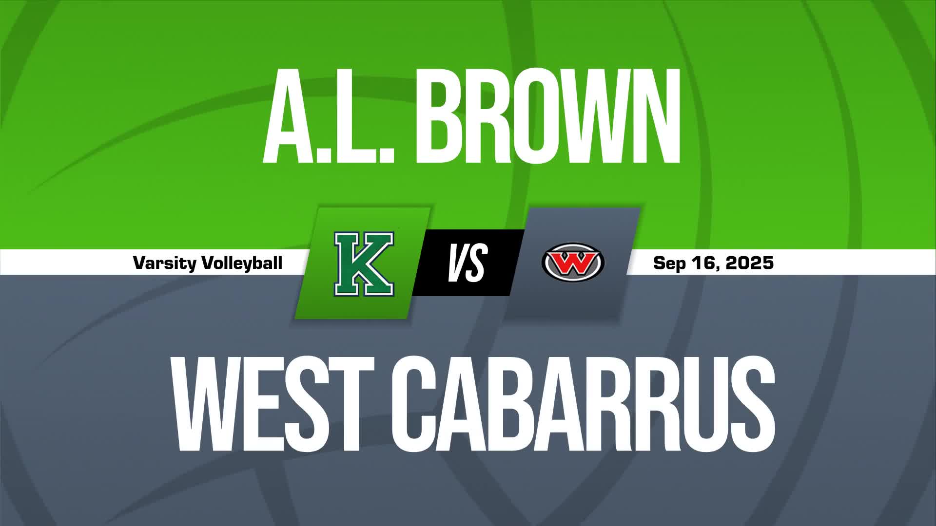 Volleyball Recap: A.L. Brown Comes Up Short