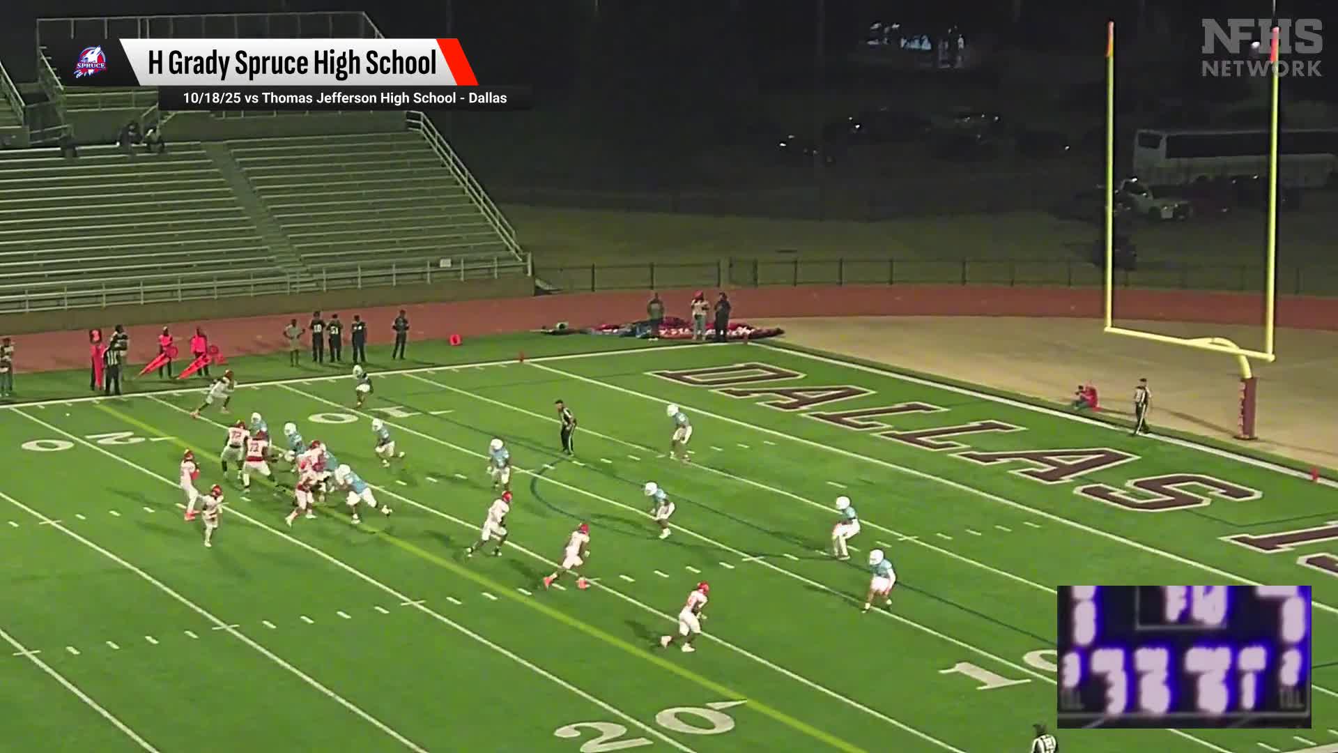 Football Recap: Samuell Piles Up the Points Against Spruce + How To Watch