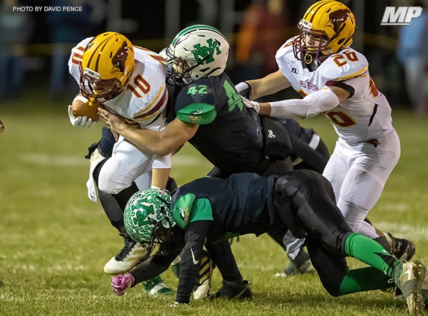 New Miami linebacker Dylan Spivey helped the Vikings reach the Division VII postseason last fall.