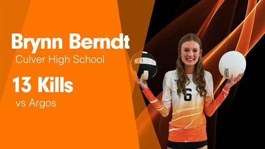 Brynn Berndt Game Report: vs Argos