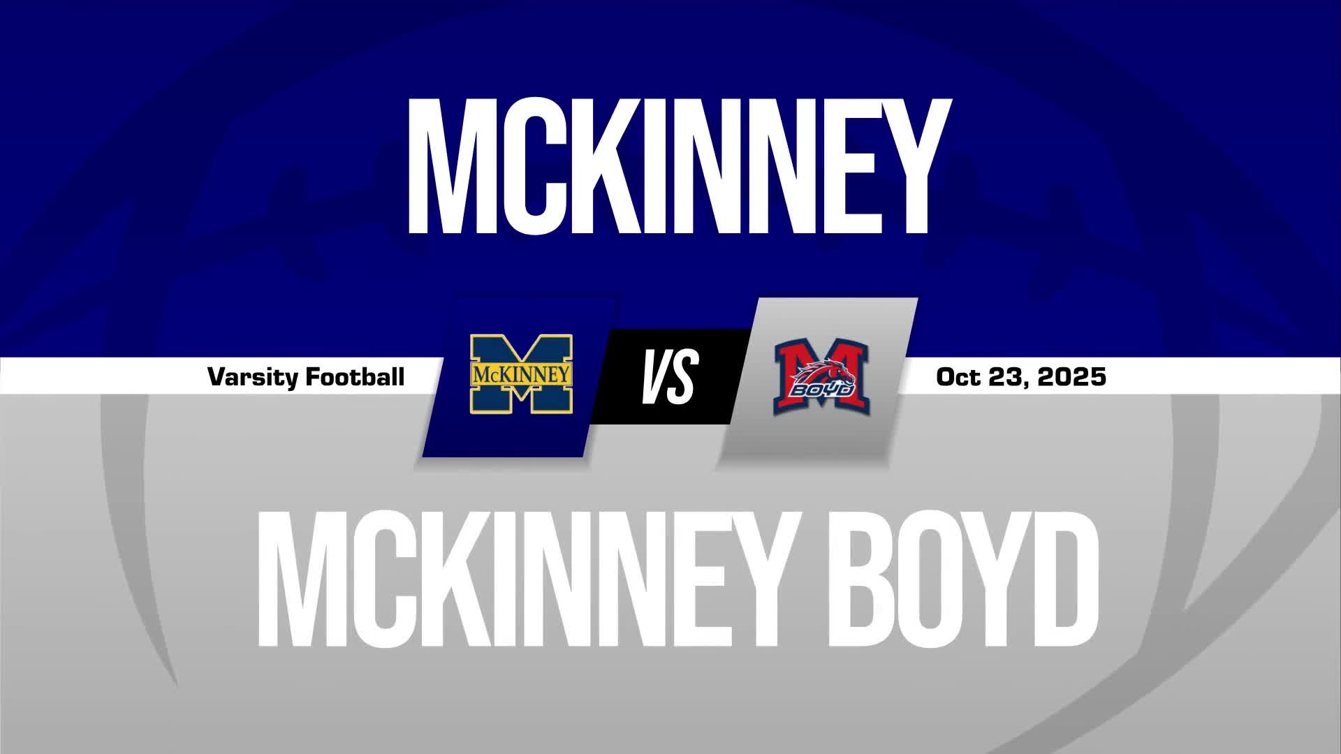 Football Game Preview: McKinney Boyd Broncos vs. Allen Eagles