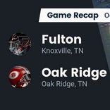 Football Game Recap: Oak Ridge vs. Soddy Daisy