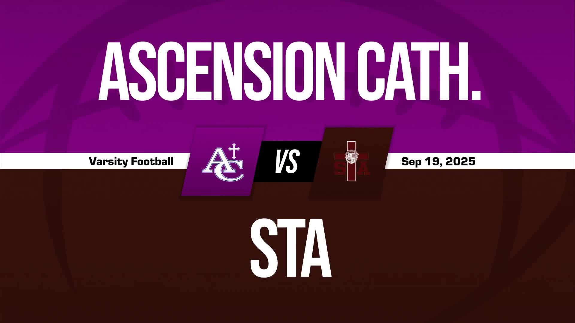 Football Recap: Ascension Catholic Takes Down Catholic of Pointe Coupee in a Playoff Battle