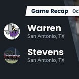 Football Game Recap: Warren Warriors vs. Stevens Falcons