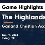 Highlands vs. Garland Christian Academy
