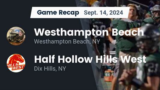 Football Recap: Westhampton Beach Comes Up Short  on the Road Ag