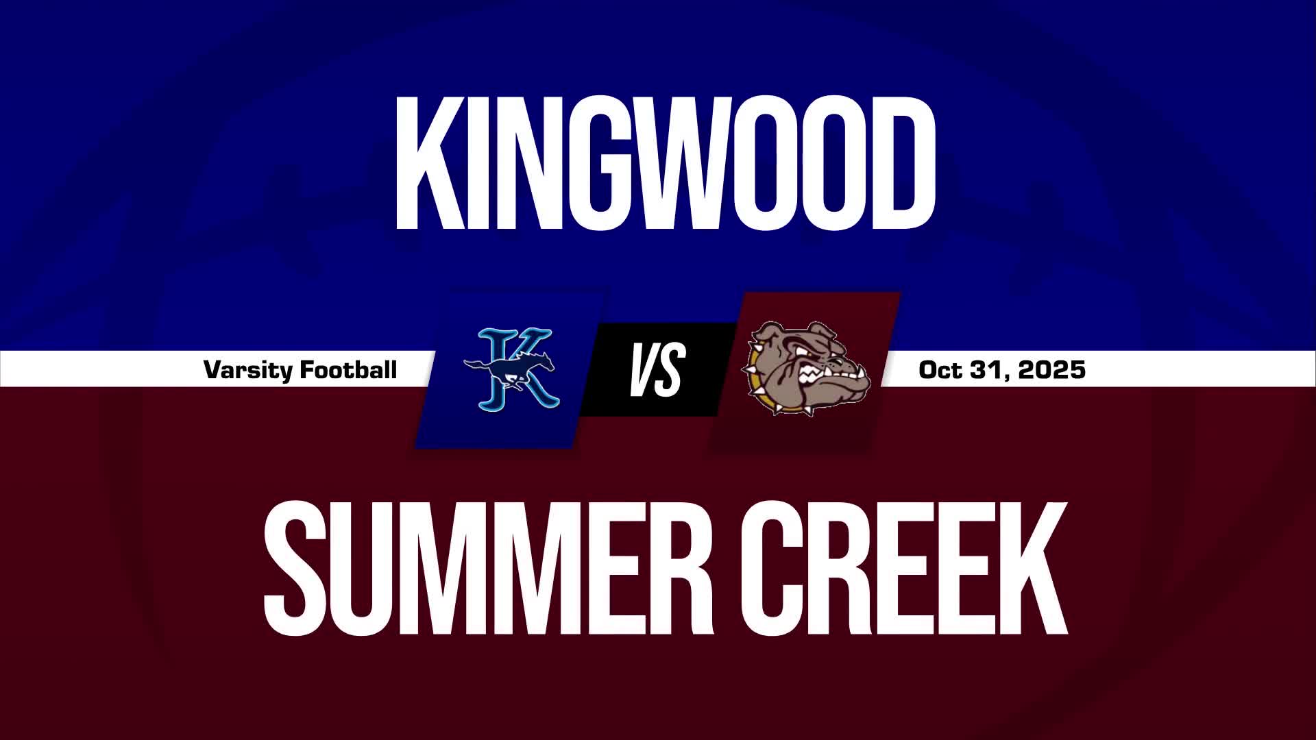 Football Game Preview: Summer Creek Bulldogs vs. North Shore Mustangs + How To Watch