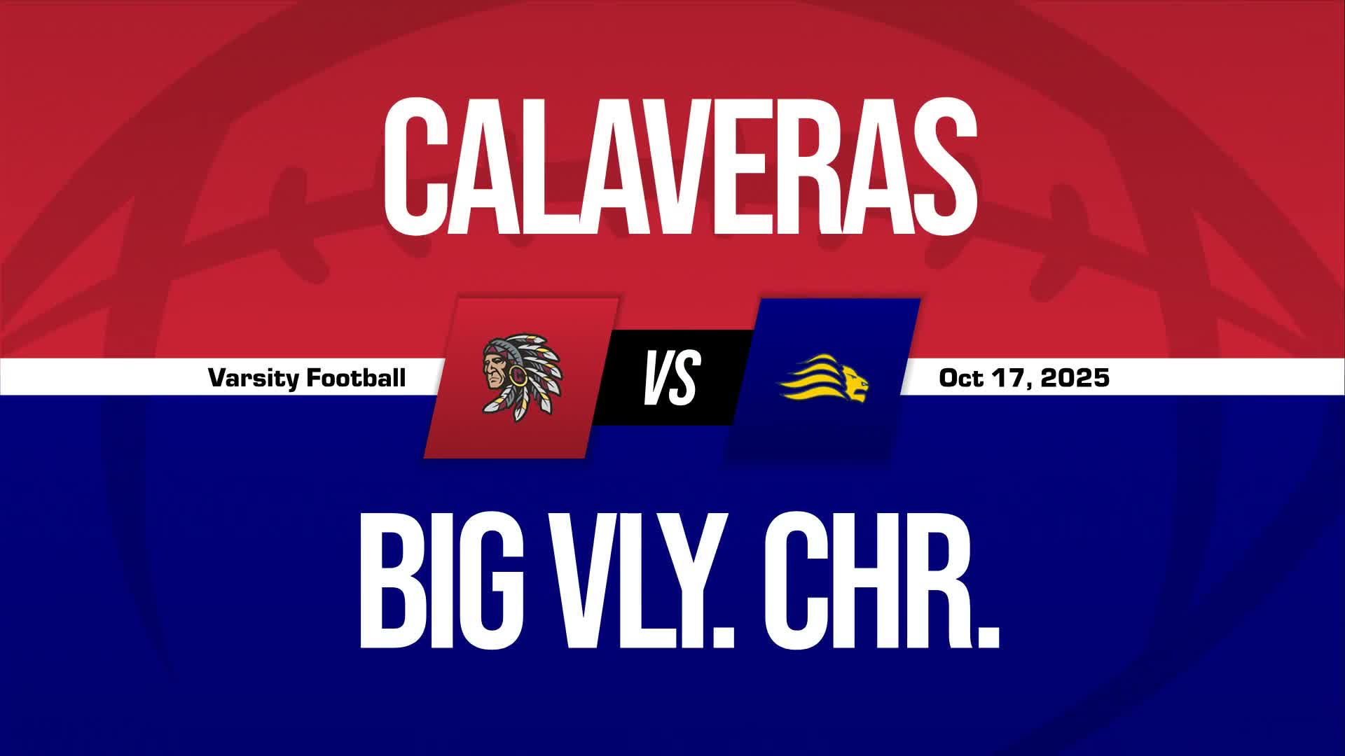 Football Game Preview: Big Valley Christian Lions vs. Summerville Bears + How To Watch