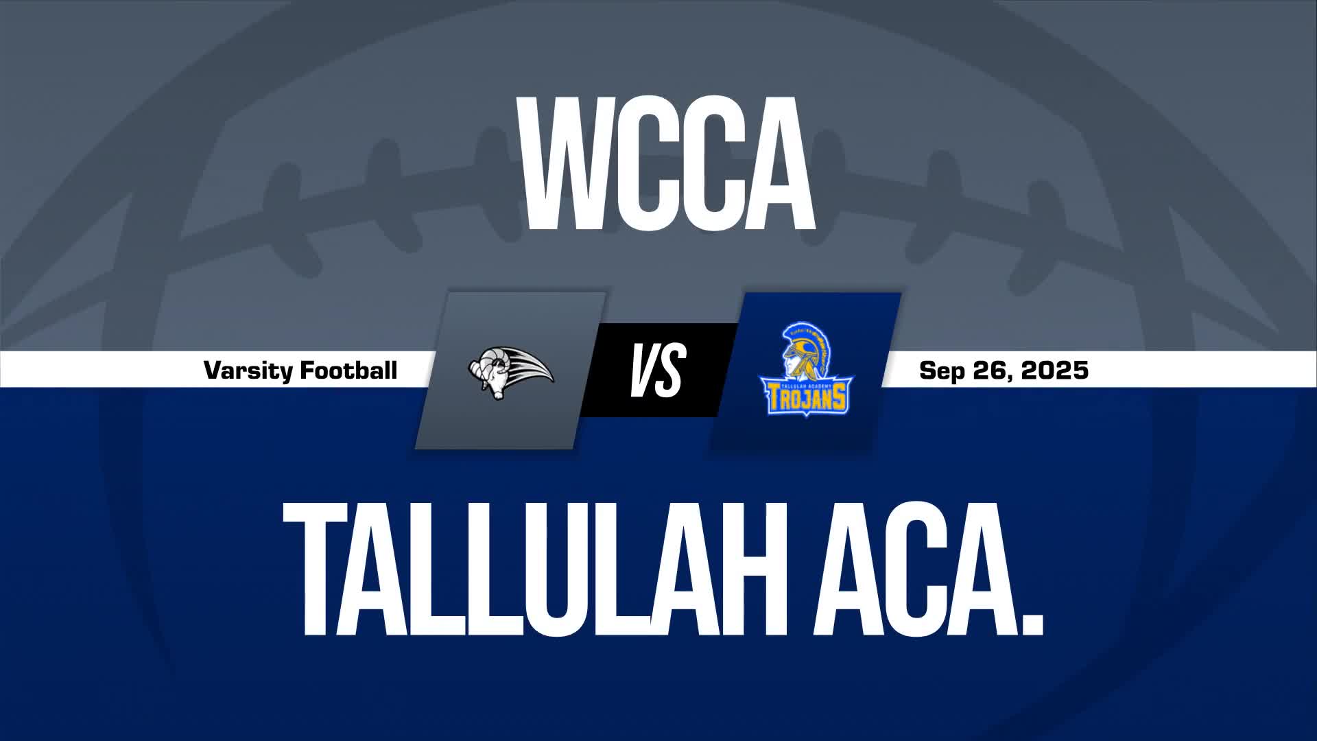 Football Game Preview: Wilkinson County Christian Academy Rams vs. Franklin Academy Cougars
