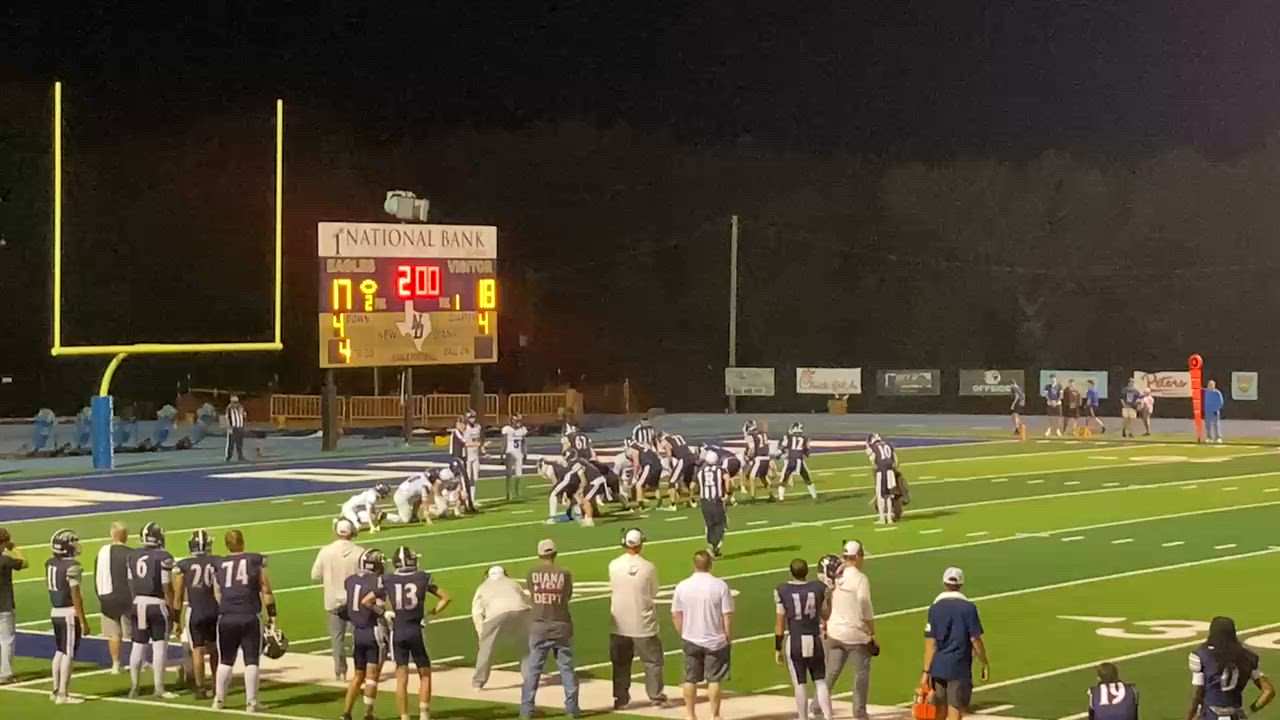 Football Game Preview: New Diana Eagles vs. Elkhart Elks