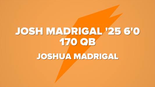 Joshua Madrigal Game Report: vs Edison