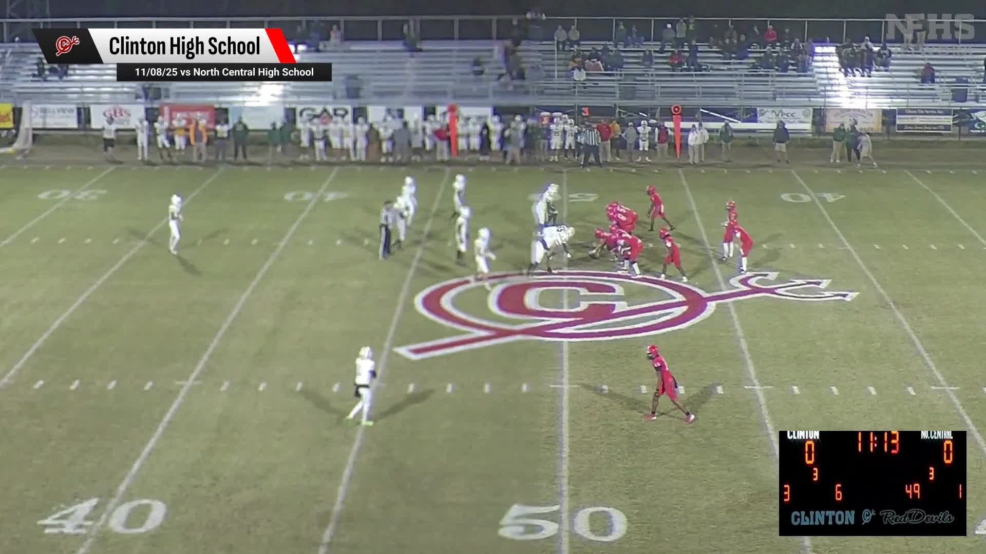 Football Recap: Clinton's Punishing Run Game Keeps Rolling + How To Watch