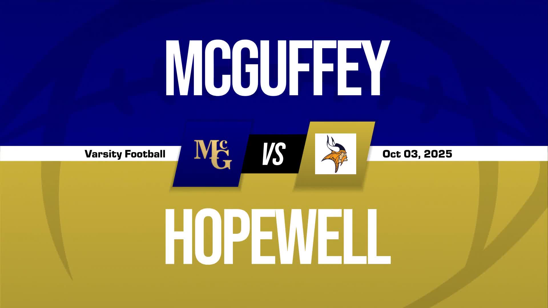 Football Recap: McGuffey Takes a Loss + How To Watch