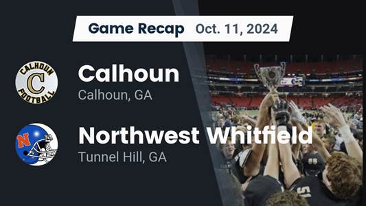 Football Recap: Northwest Whitfield Comes Up Short