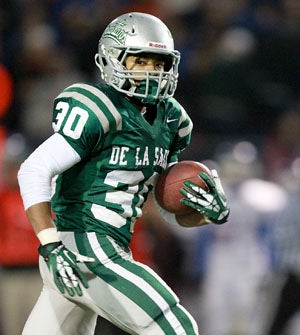 Antioine Custer should be De La Salle's No. 1
running threat when the Spartans play Jesuit
at Levi's Stadium on Aug. 29.