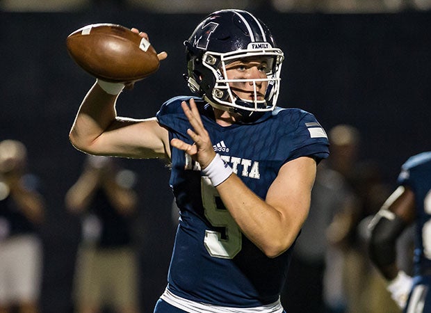 Tennessee pledge Harrison Bailey threw for 263 yards and a pair of scores in a big win Friday for Marietta.