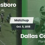 Football Game Recap: Greensboro vs. Dallas County