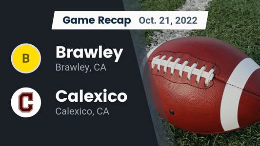 Football Game Preview: Calexico Bulldogs vs. Brawley Wildcats