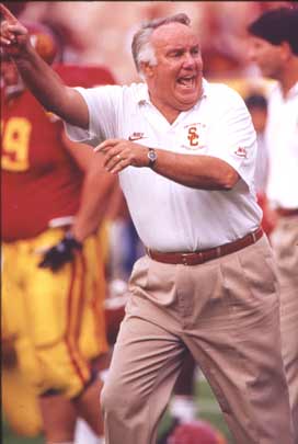 John Robinson during his days at USC.