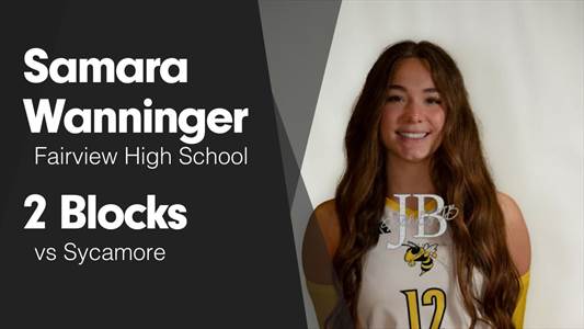 Samara Wanninger Game Report: vs Creek Wood
