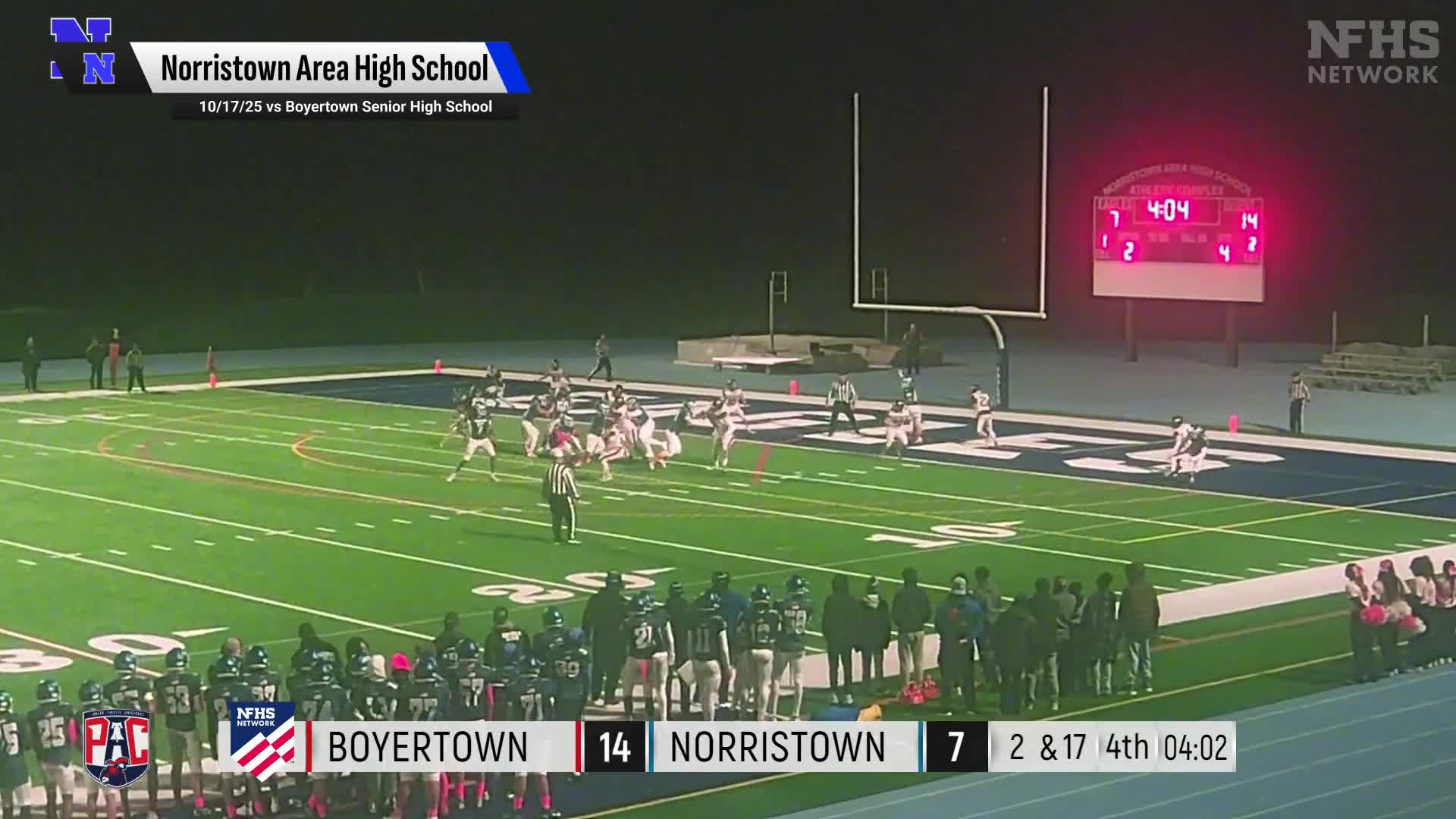 Football Recap: Norristown Takes a Loss