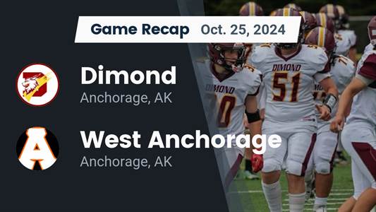 Football Recap: Dimond Takes Down West Anchorage in a Playoff Ba